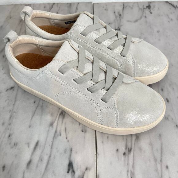 Revitalign Malibu Misty Oatmeal Shimmer Sneakers Women’s 9.5D Orthopedic Shoes - Picture 4 of 10